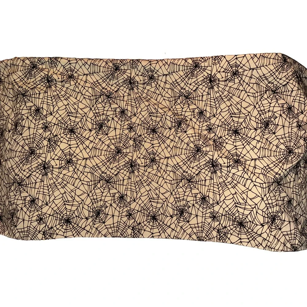 Witch Crafters Velvet Spiderweb Tablecloth Rectangle 102 X 60